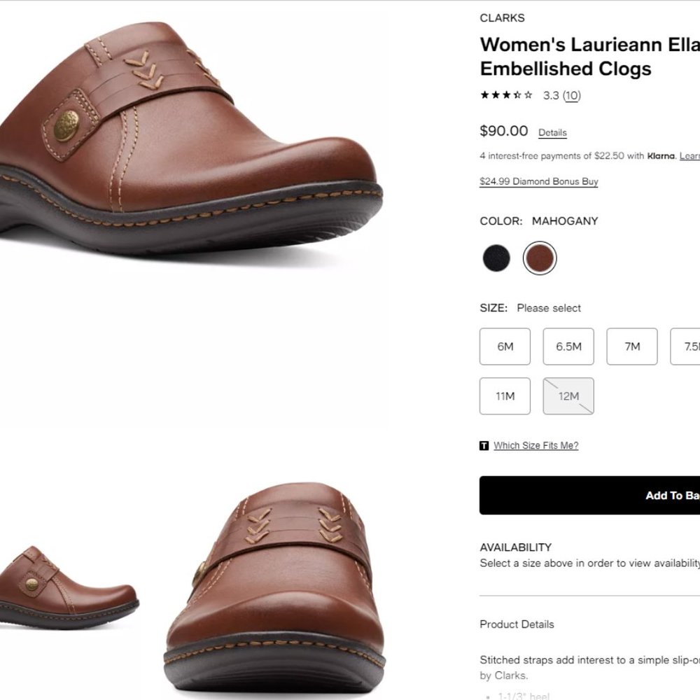 Clarks Clogs - Laurieann Ella